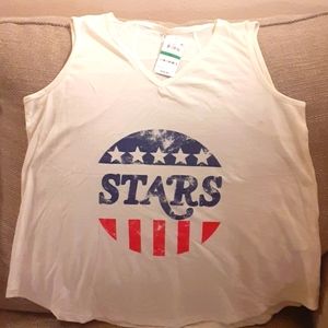 Patriotic tank tee